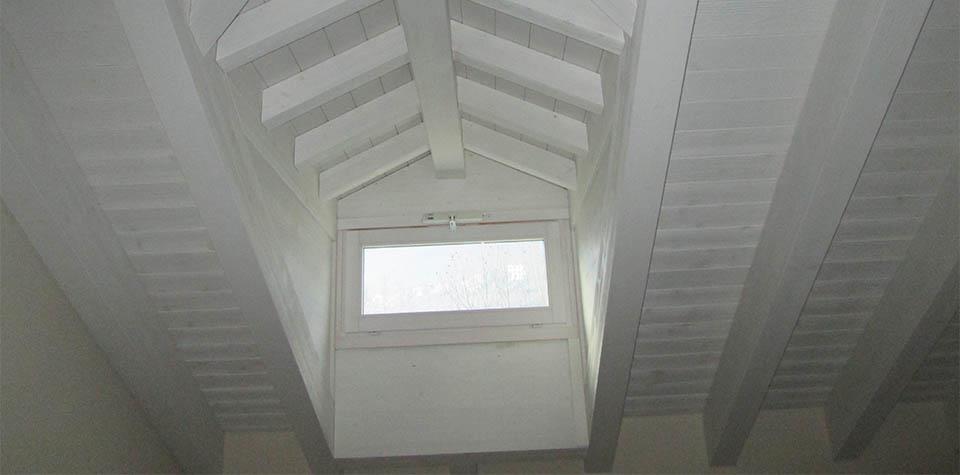 Sbiancatura soffitti in legno Palazzo Lambertenghi - Sondrio