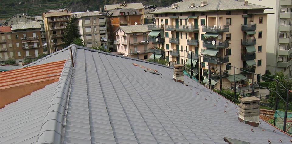 Condominio Roby Sondrio - nuova copertura tetto